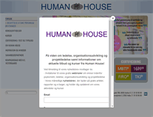 Tablet Screenshot of humanhouse.com
